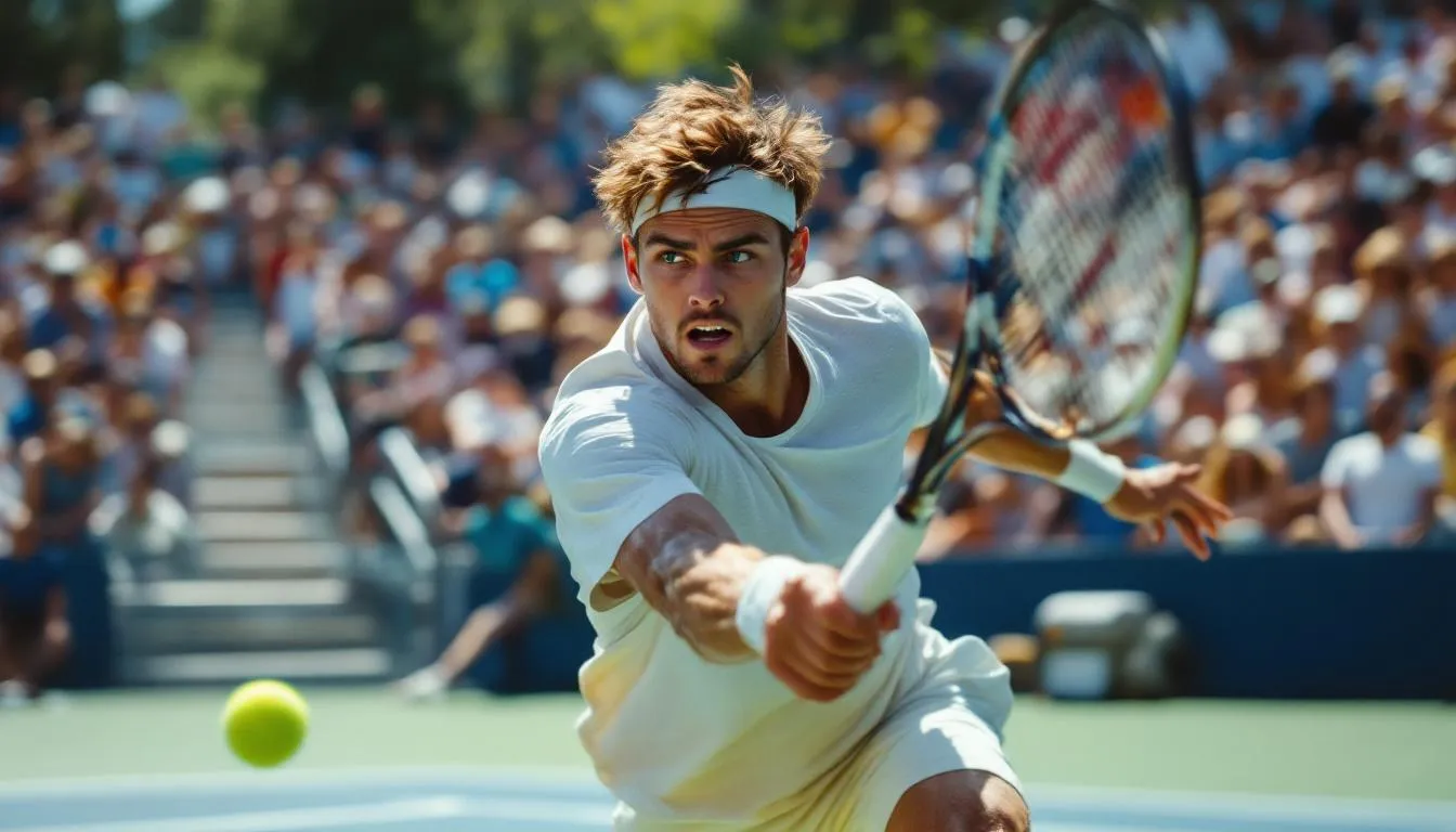 Юный теннисист одолел фаворита в упорном трёхсетовом матче