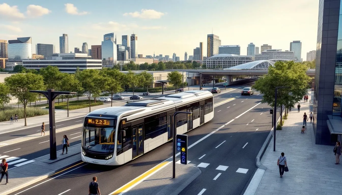 Кольцевой маршрут М23 вокруг делового кластера