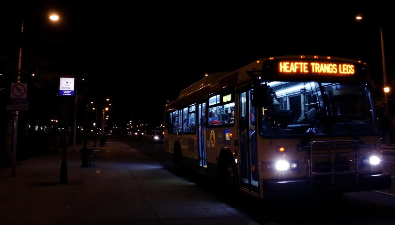 Ночной автобус N5Н начал ходить от Заречной до центра