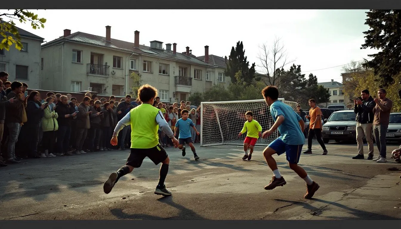 Как экзотический матч превратил двор в спорткампус