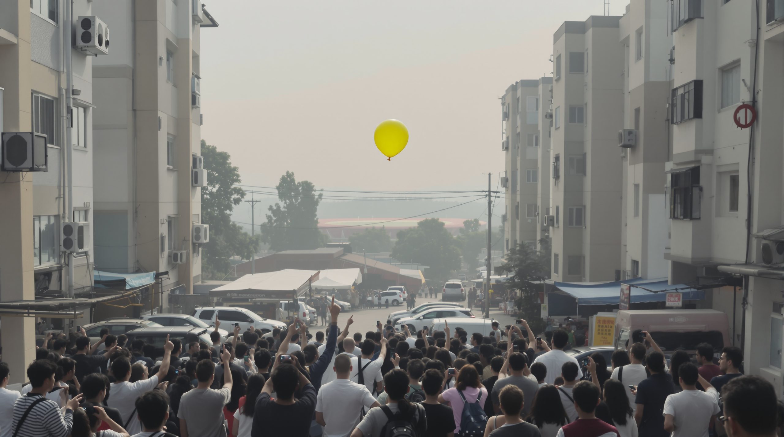 Шар над районом и как мы внезапно полюбили небо