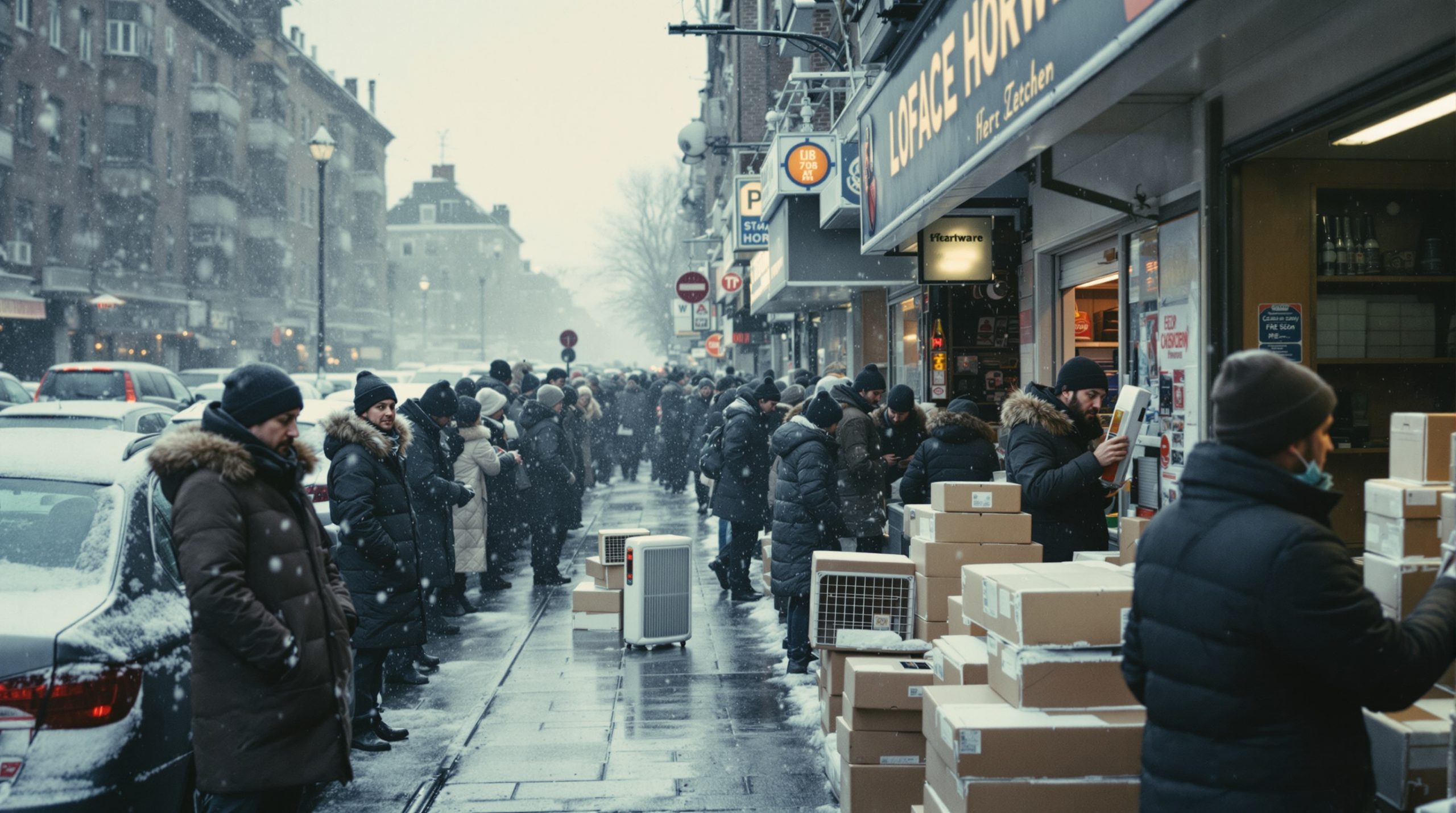 Город утепляется: очереди за обогревателями и новыми привычками