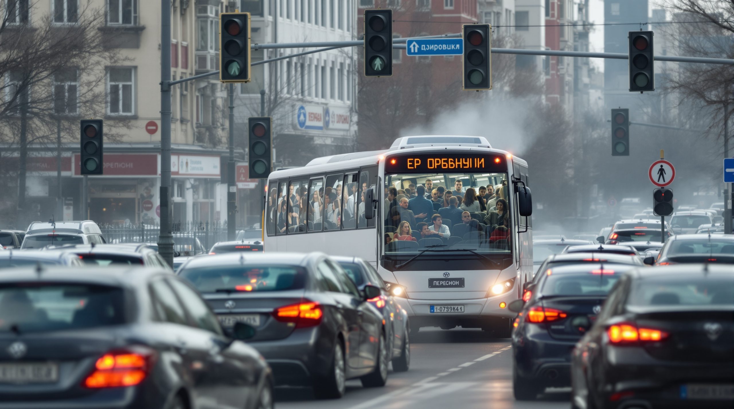 Город живёт по расписанию магнитных бурь и пробок