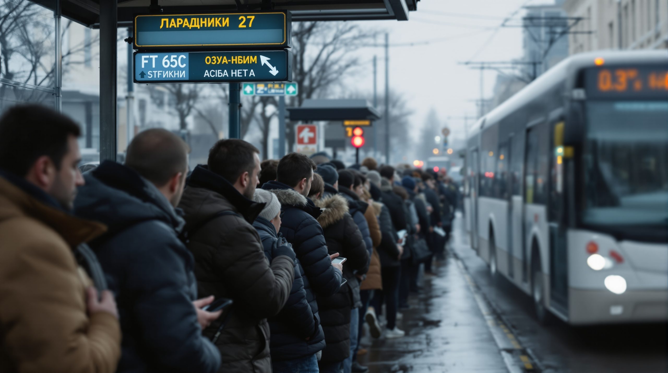Город поздравил транспортников и напомнил о своих нервах
