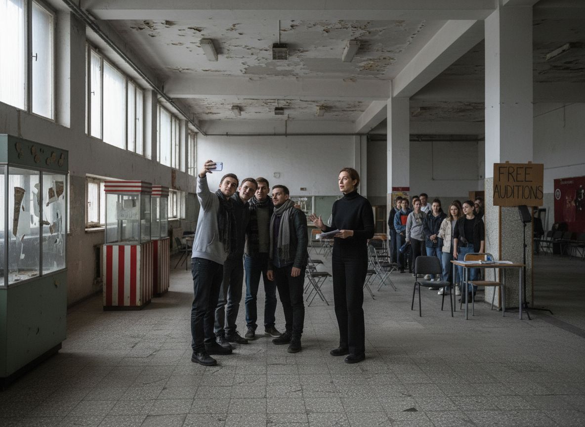 Селфи меняют репетицию