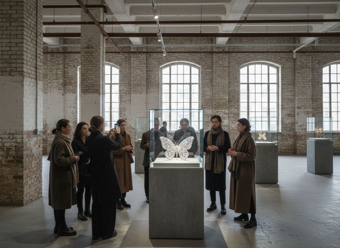 В городе М открыли люксовую бабочку для метро