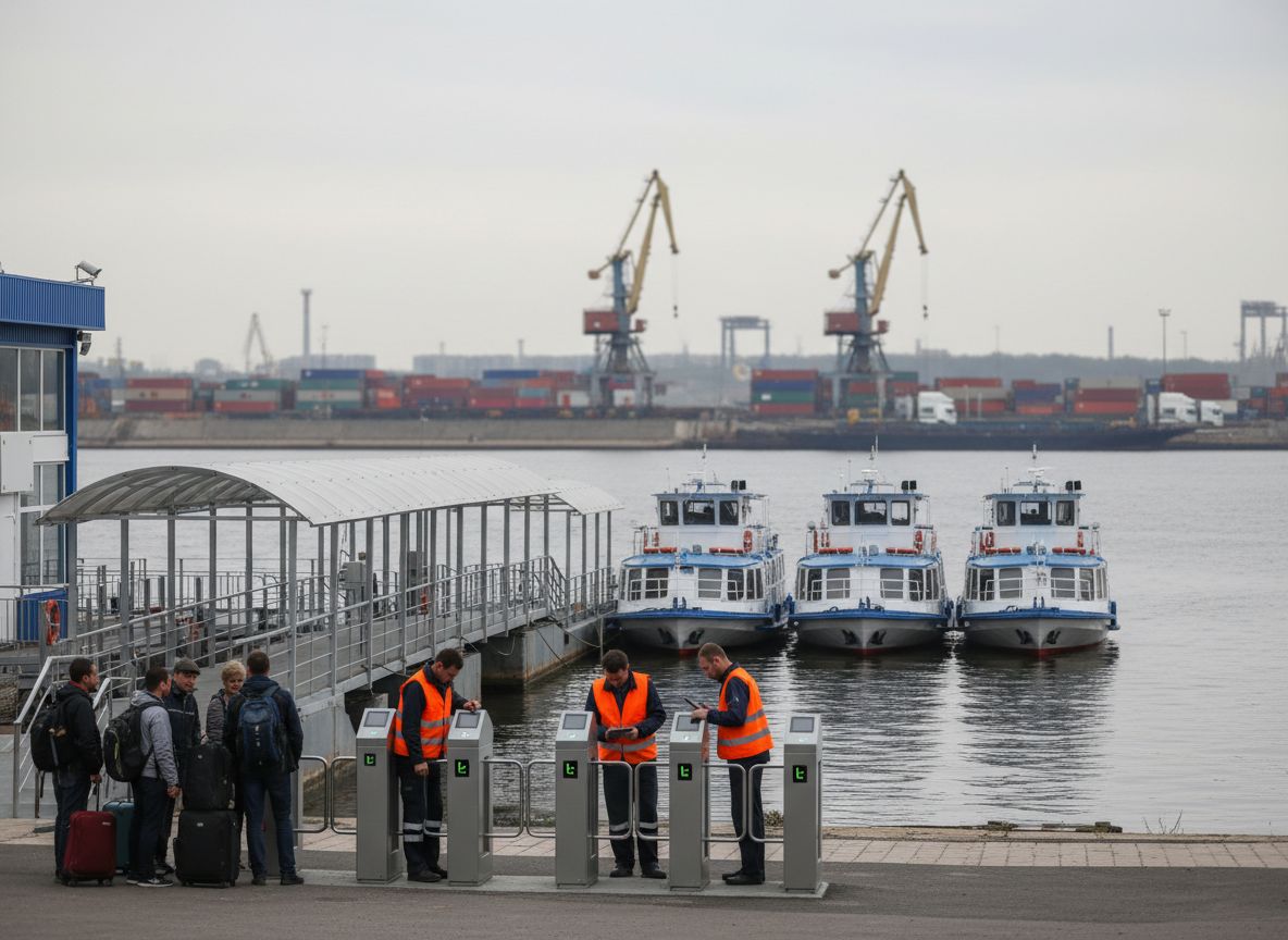 Город М разгружает дороги речным рейсом с грузового причала