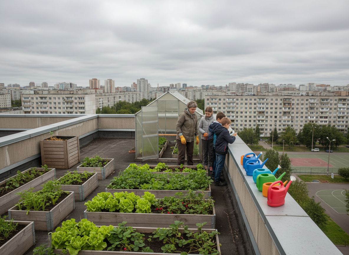 Покровский урожай на крыше