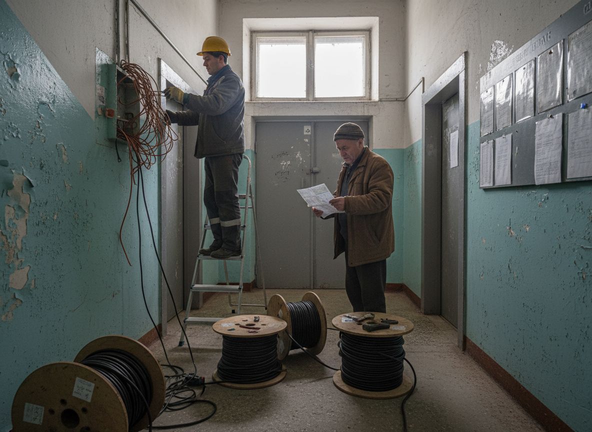 Медь подорожала — город М пересчитывает свет и лифты