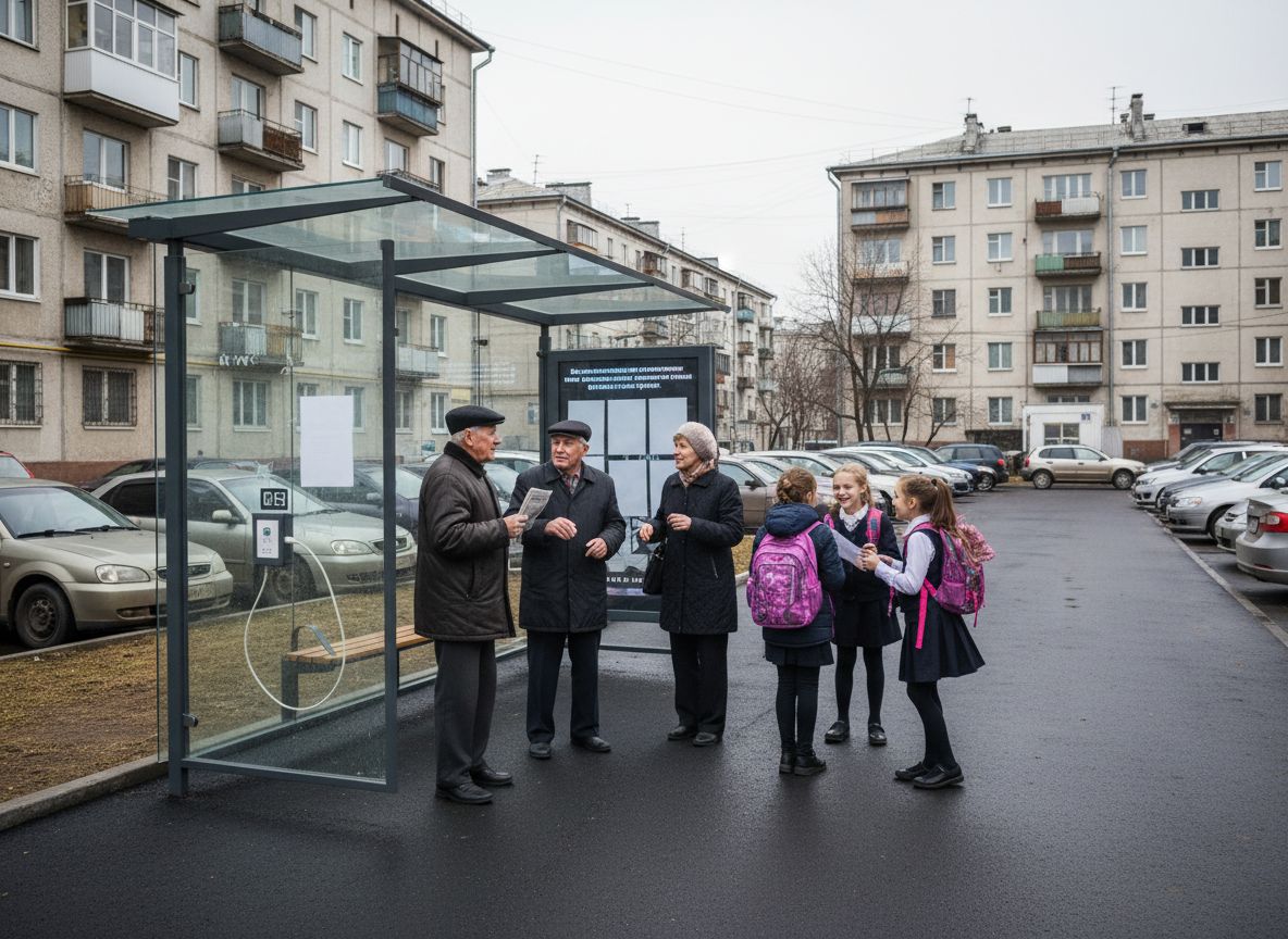 Умные остановки, немые автобусы