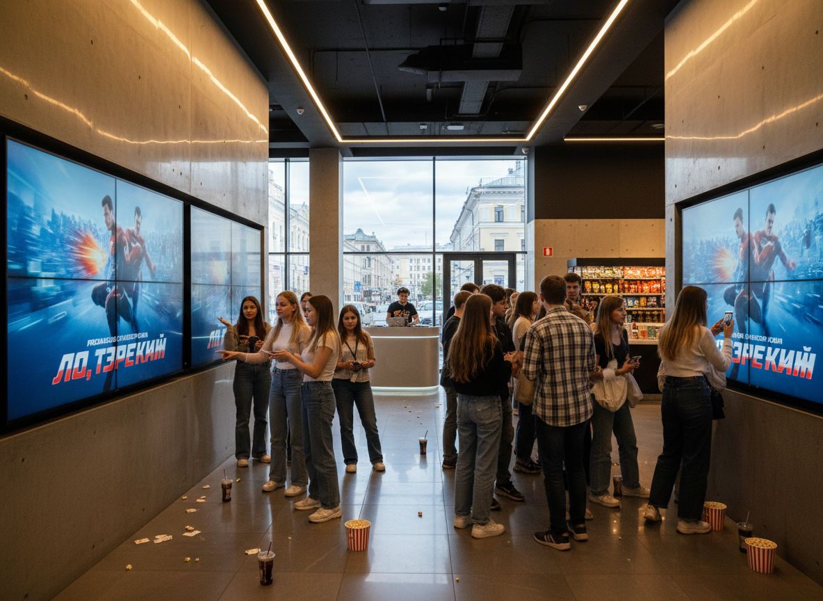 Город при трейлере