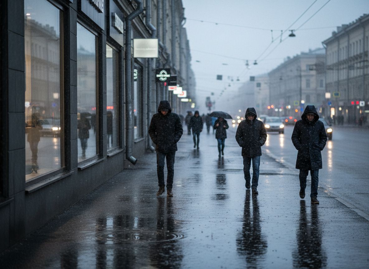 Балканский циклон промывает городские витрины